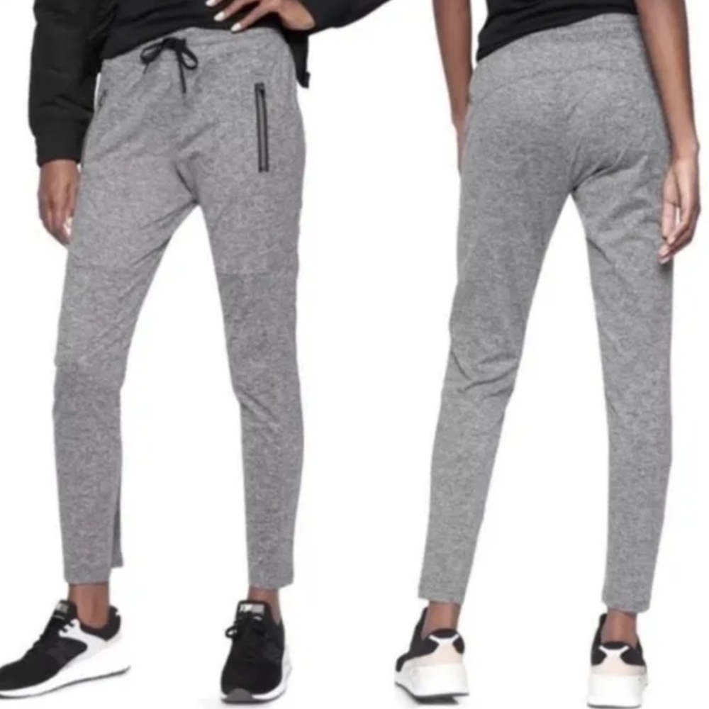 Athleta Hilltop straight leg zip pocket sweatpants